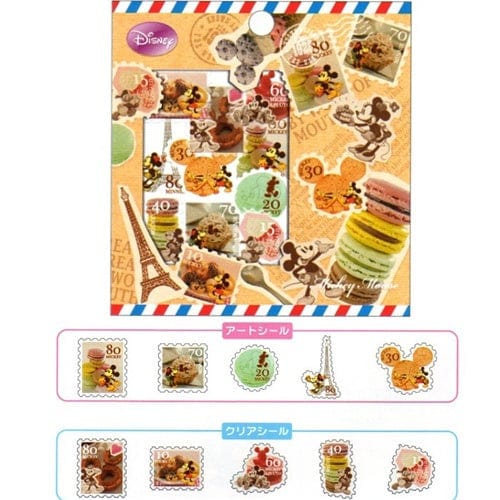 Kamio Disney 70-Piece Sticker Sack: Mikey Donuts