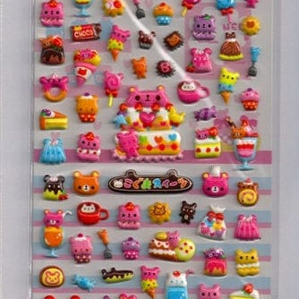 Kamio Bear Bakery Spongy Marshmallow Stickers