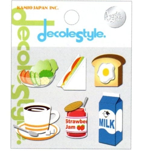 Kamio Decole Style Scrapbooking Stickers: Morning Time