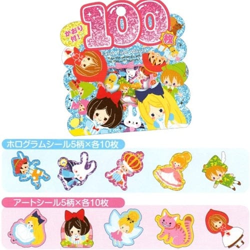 Kamio Fairy Tale World 100 Piece Sticker Sack