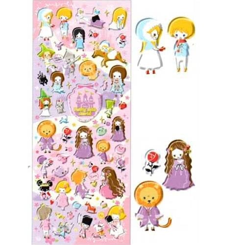 Kamio Fairy Tale World Epoxy Stickers with Golden Accent: 4
