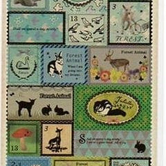 Kamio My Precious Stickers with Gold Accent: (A) Forest Animal & (B) Circus night