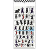 Kawaii Import Kamio Ninjas Washi Paper Stickers with Golden Accent Kawaii Gifts 4991277462102