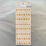 Kawaii Import Mind Wave One Point Seal Stickers: Pomerania Puppies Kawaii Gifts 4948197501534