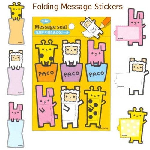 Mind Wave Paco PiPi Folding Message Stickers