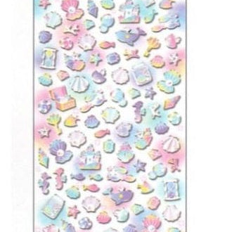 Q-Lia Fairy Mermaid Thick Plastic Stickers