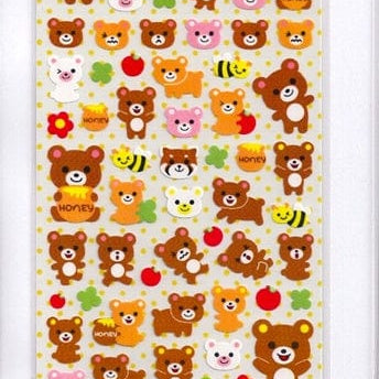 Q-Lia Honey Bear Stickers