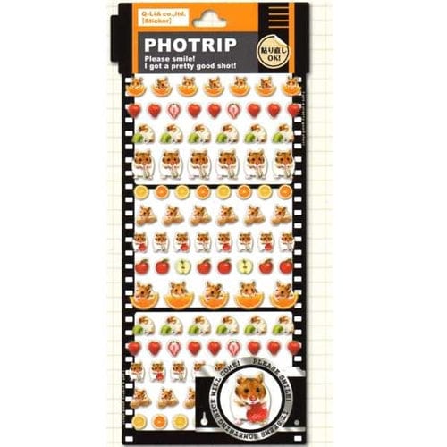 Q-Lia Photrip Hamster Stickers