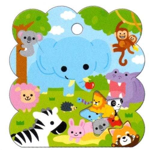 Q-Lia Safari Animals 50-Piece Sticker Sack