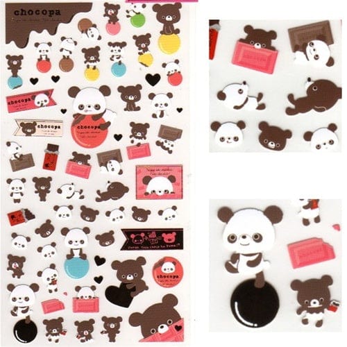 San-X Chocopa Panda Stickers: 2