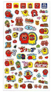 San-X Goringo Apple Stickers: 2