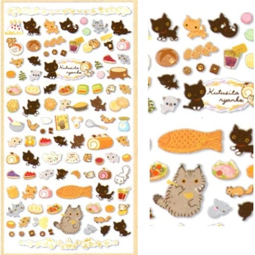 San-X Kutusita Nyanko Mountain Cat Stickers: 1