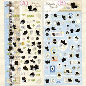 San-X Kutusita Nyanko Stickers: (A) Keyboard & Music