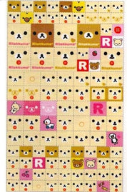 San-X Rilakkuma Stickers with Gold Foil Accents: Little Bear Face