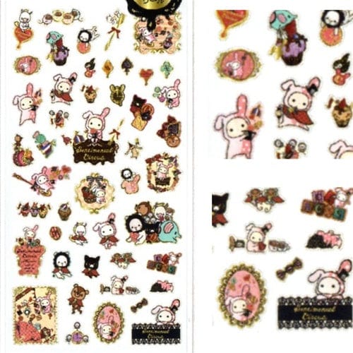 San-X Sentimental Circus Stickers with Golden Accents: 4
