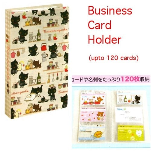 San-X Kutusita Nyanko Boots Business Card Holder Folder