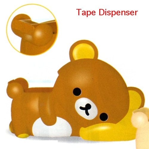 San-X Rilakkuma Desktop 4" Tape Dispenser: Relax Bear