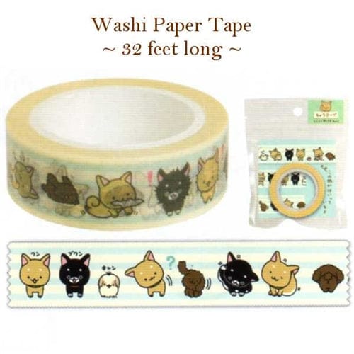 San-X Iiwaken Shiba Inu Washi Paper Tapes