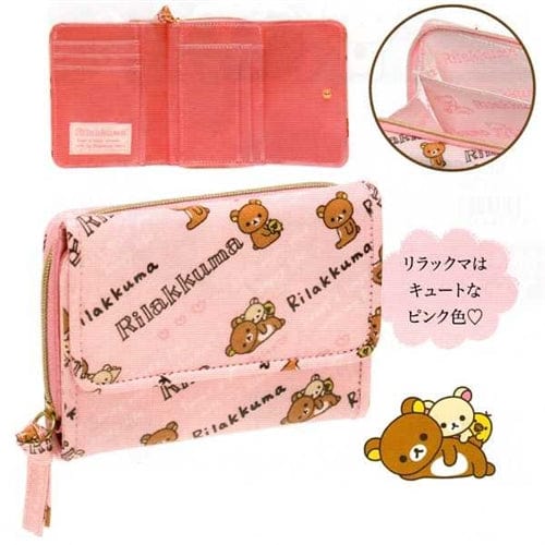 San-X Rilakkuma Pink Wallet