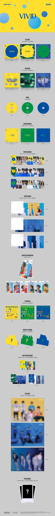 Korea Pop Store AB6IX - Vivid (2nd EP) Kawaii Gifts