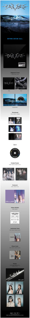 Korea Pop Store aespa - SAVAGE (1st Mini Album) SYNK DIVE Ver. Kawaii Gifts 8809755509330