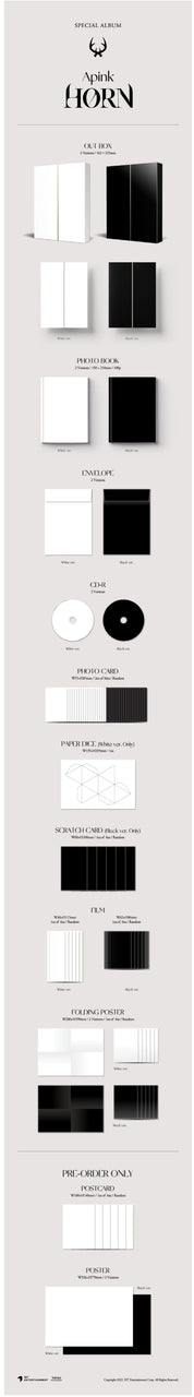 Korea Pop Store APINK - Special Album [HORN] Kawaii Gifts