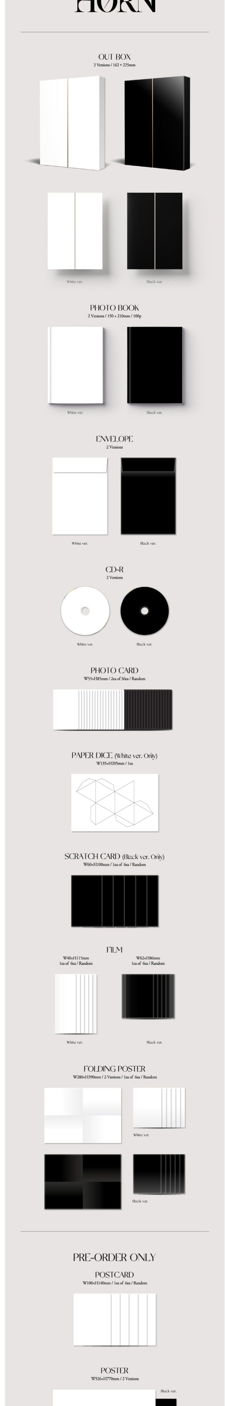 Korea Pop Store APINK - Special Album [HORN] Kawaii Gifts