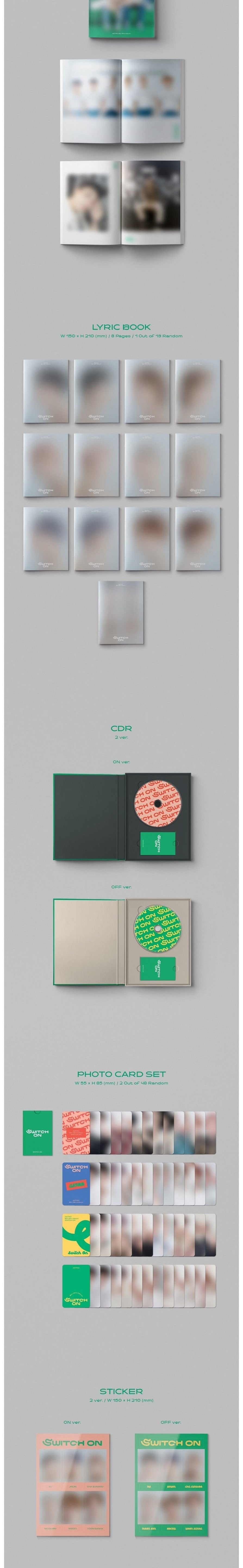 Korea Pop Store ASTRO - Switch On (8th Mini Album) Kawaii Gifts 8804775164408