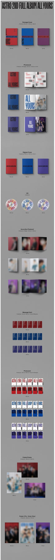 Korea Pop Store ASTRO - Vol. 2 [All Yours] (Me Ver.) Kawaii Gifts 8804775158957