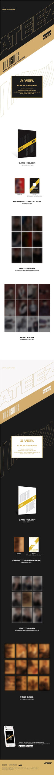 Korea Pop Store ATEEZ - TREASURE EP.FIN : All To Action [META ALBUM] PLATFORM VER. Kawaii Gifts