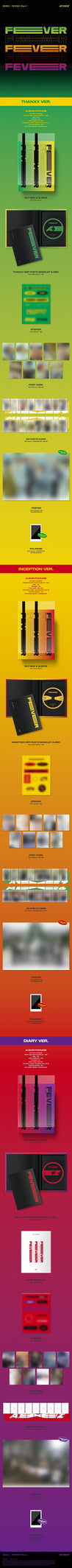 Korea Pop Store Ateez - Zero: Fever Part 1 (5th Mini Album) Kawaii Gifts 8809704415736