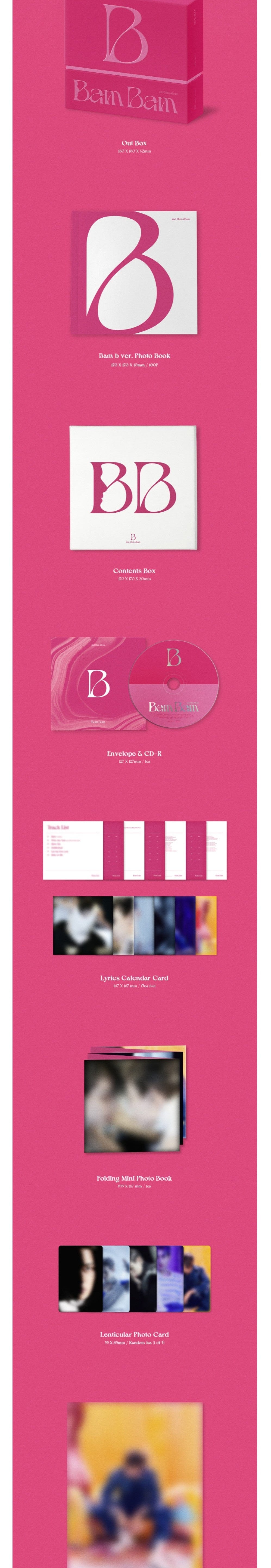 Korea Pop Store BAMBAM - 2ND Mini Album : B Kawaii Gifts