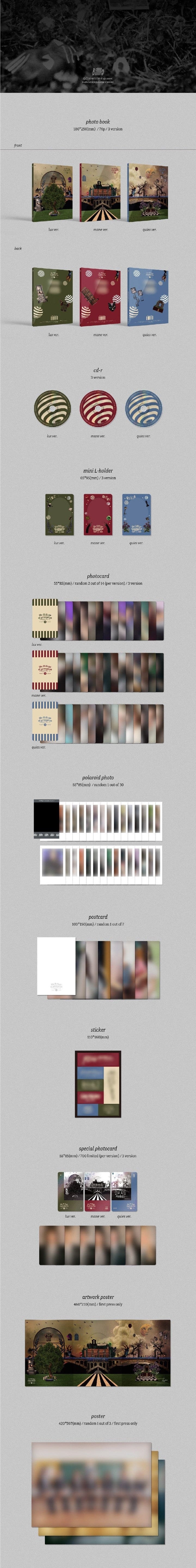 Korea Pop Store Billlie - THE BILLAGE OF PERCEPTION : CHAPTER TWO (3RD MINI ALBUM) Kawaii Gifts 8804775252594