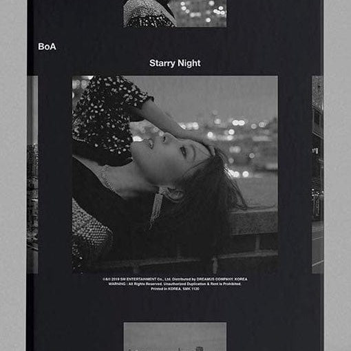 Korea Pop Store BOA - STARRY NIGHT (2ND MINI ALBUM) Kawaii Gifts 8809440339471