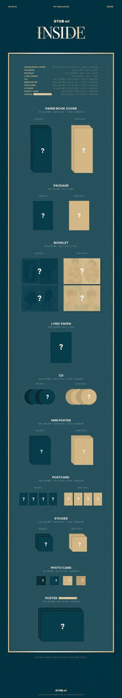 Korea Pop Store BTOB 4U - INSIDE 1st Mini Album Kawaii Gifts