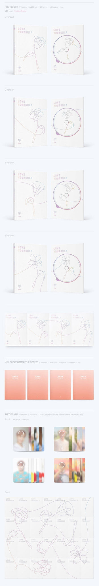 BTS - Love Yourself 'Her' (5th Mini Album)