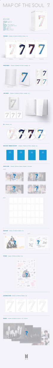 Korea Pop Store BTS - MAP OF THE SOUL : 7 Kawaii Gifts 8809440339532