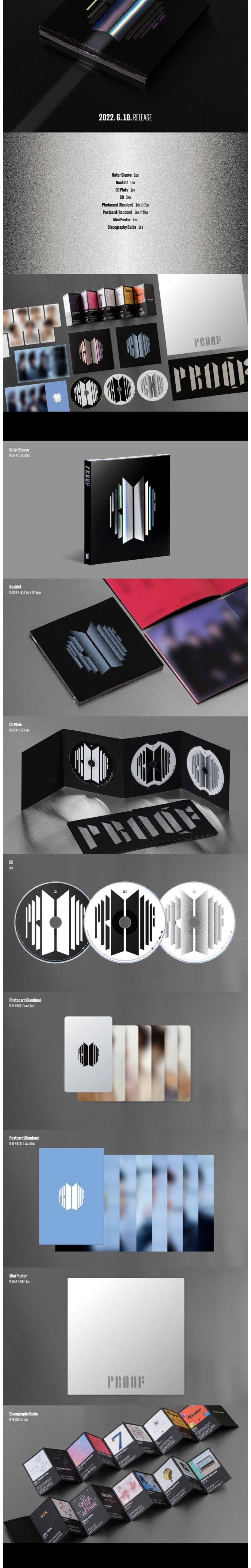 Korea Pop Store BTS- PROOF (Compact Edition) Kawaii Gifts