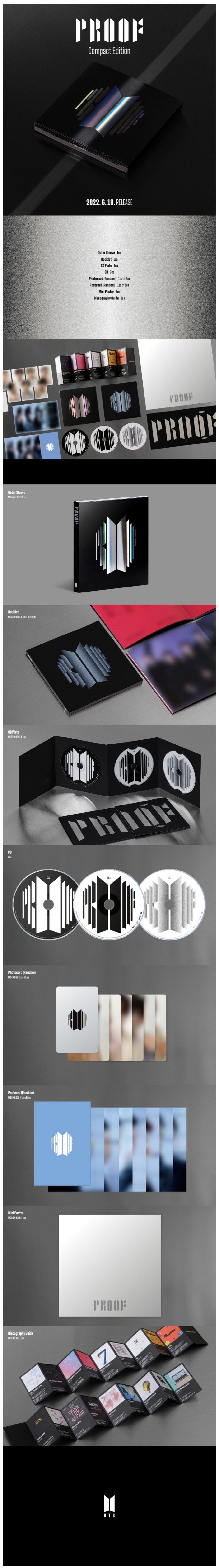 Korea Pop Store BTS- PROOF (Compact Edition) Kawaii Gifts