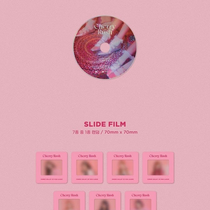 Korea Pop Store CHERRY BULLET - CHERRY RUSH (1ST MINI ALBUM) Kawaii Gifts 8804775155666