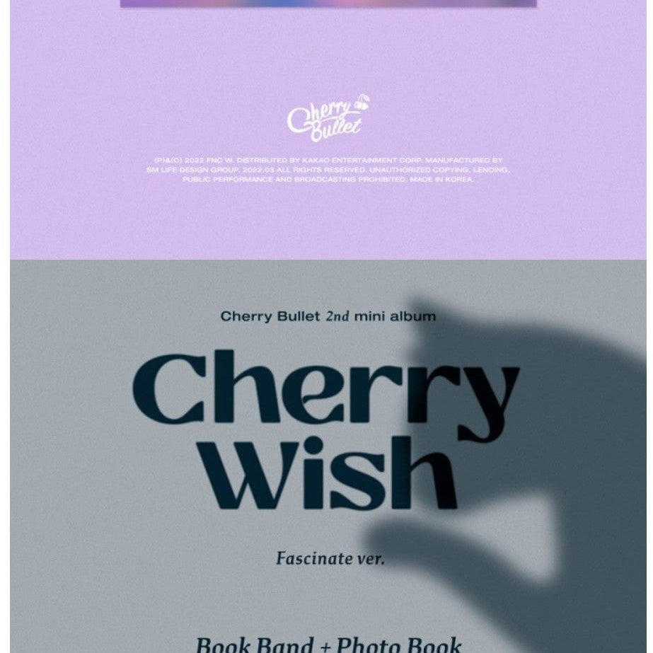 Korea Pop Store CHERRY BULLET - Cherry Wish (2ND MINI ALBUM) Kawaii Gifts