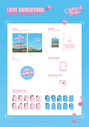 Korea Pop Store CHERRY BULLET - LOVE ADVENTURE (2ND SINGLE ALBUM) Kawaii Gifts 8804775127397