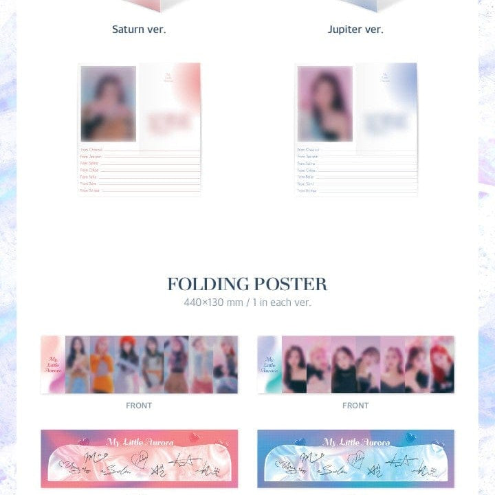 Korea Pop Store CIGNATURE - My Little Aurora (3RD EP) Kawaii Gifts