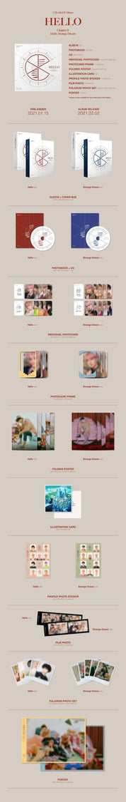 Korea Pop Store CIX - HELLO CHAPTER 0. [HELLO, STRANGE DREAM] (4TH EP) Kawaii Gifts 8809696003492