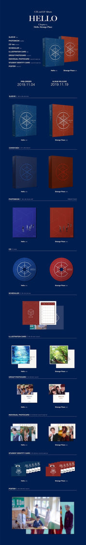 Korea Pop Store CIX - HELLO CHAPTER 2. [HELLO, STRANGE PLACE] (2ND EP) Kawaii Gifts 8809355976303