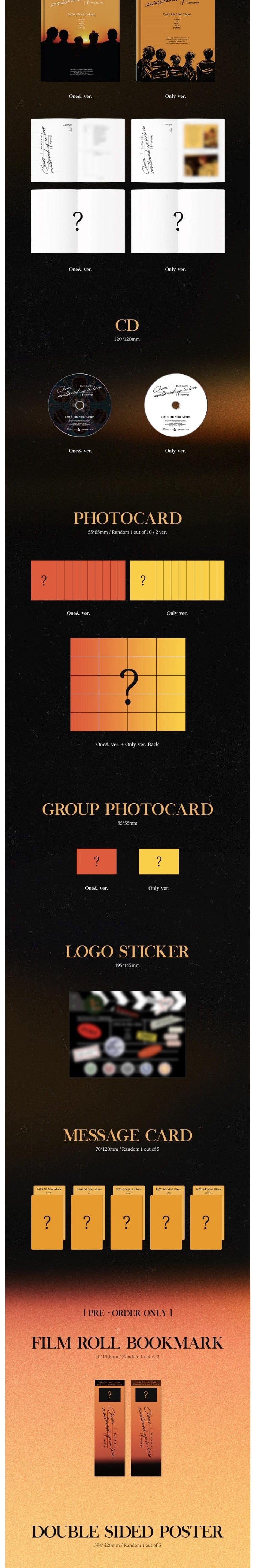 Korea Pop Store DAY6 - THE BOOK OF US : Negentropy - CHAOS SWALLOWED UP IN LOVE(7th Mini Album) Kawaii Gifts 8809633189692