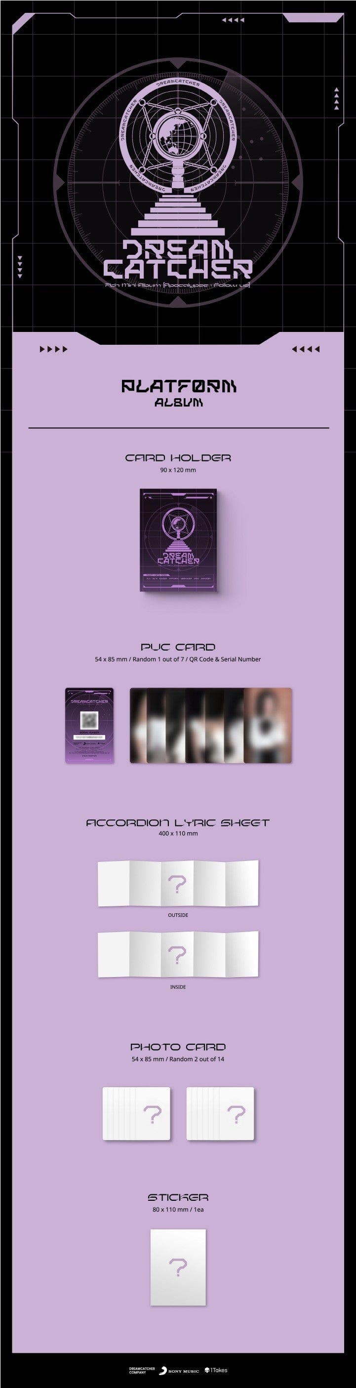 Korea Pop Store DREAMCATCHER - [Apocalypse : Follow Us] (7TH MINI ALBUM) PLATFORM VER. Kawaii Gifts