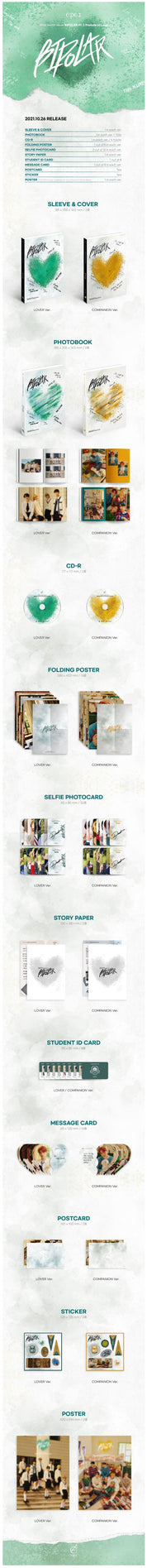 Korea Pop Store EPEX - 2ND EP ALBUM [BIPOLAR PT.2 Prelude Of Love] Kawaii Gifts
