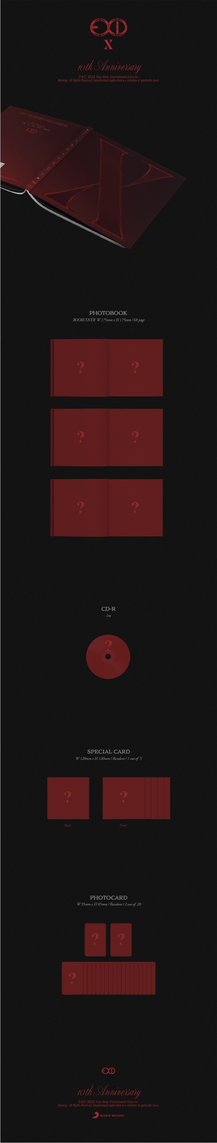 Korea Pop Store Exid - 10th Anniversary Single 'X' Kawaii Gifts