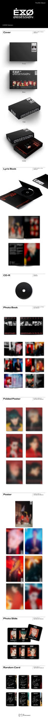 Korea Pop Store EXO - VOL.6 [OBSESSION] (EXO & X-EXO VER.) Kawaii Gifts 8809440339433